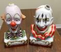 Ezra Brooks - Clown Bust Whiskey Decanter 2 bottle set <span>(750)</span>